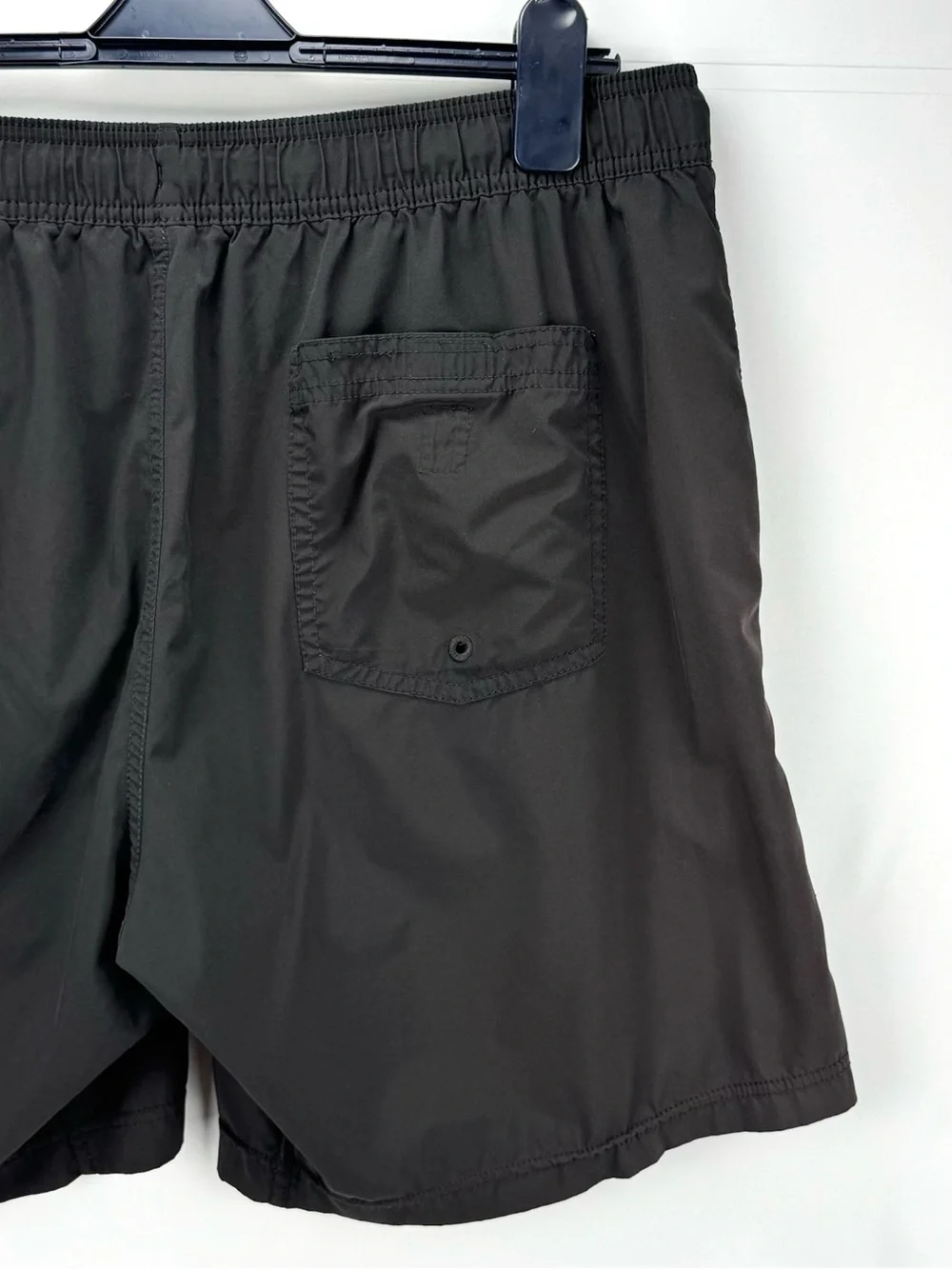 Vuori Men's Kore Black Athletic Shorts with White Drawstring - Lined